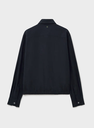 Men's recycled cotton black Jacket UK