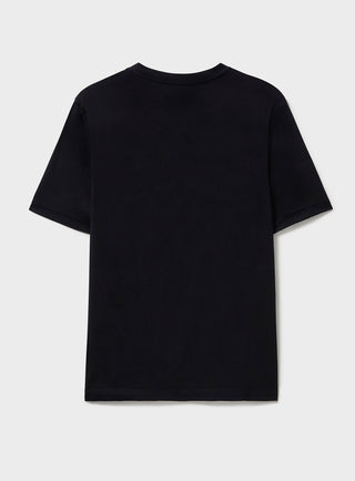 Men's black merino wool T-shirt UK