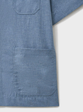 Men's Sky Blue recycled cotton overshirt 