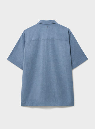 Men's Sky Blue recycled cotton overshirt 