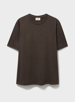 sustainable menswear chocolate ZQ merino traceable wool best tshirt best t shirts for men