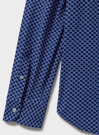 sustainable menswear comfort shirt navy square mens navy overshirt