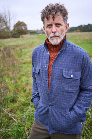 mens check flannel over shirt 