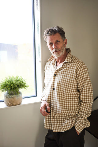 check overshirt recycled cotton london menswear brands