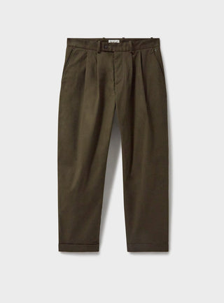 Sustainable men's Organic Cotton Green Trouser UK
