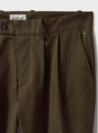 Sustainable men's Organic Cotton Green Trouser UK
