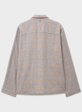 recycled cotton flannel jacket