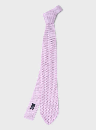 Men's 100% cotton knitted tie 