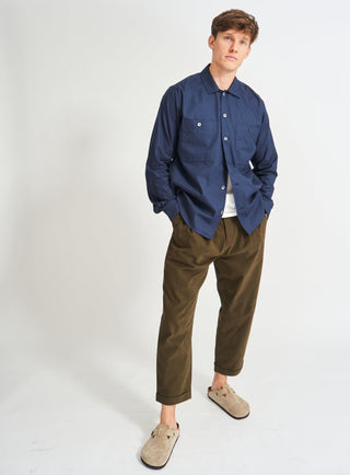navy overshirt