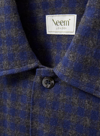 navy overshirt mens ethical london clothing