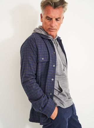 ethical mens clothing grey overshirt