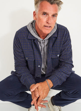 Blue flannel shirt