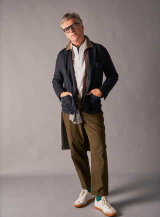 Sustainable men's Organic Cotton Green Trouser UK