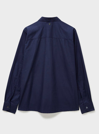 sustainable menswear mens navy overshirts