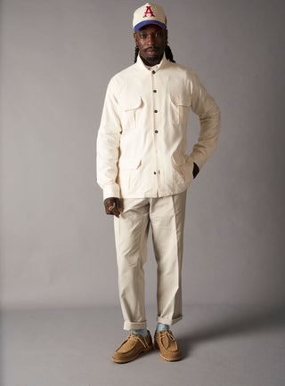 Regenerative Cotton Undyed & Unbleached Overshirt