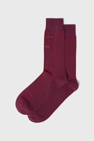 Sustainable Red Cotton Socks UK