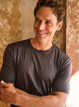 sustainable menswear chocolate ZQ merino traceable wool best quality t shirts best tshirt