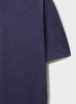 ZQ Merino Wool Jersey Sky Stripe T-Shirt T-Shirts Neem London 