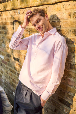 Men's sustainable Oxford popover shirt 
