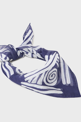 men's navy neckerchief 