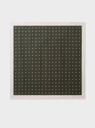 Sustainable Polka Dot Green neckerchief