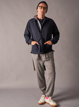 mens navy rain jacket with pockets