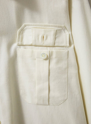 sustainable menswear overshirt mens undyed
