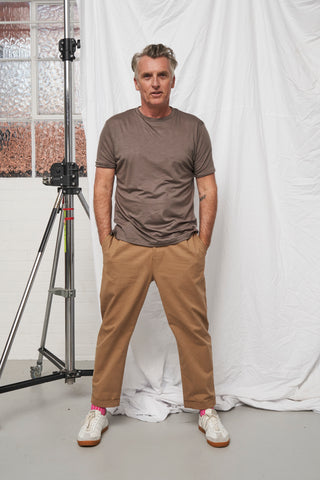 ZQ Merino Oatmeal Super 120s Stretch T-Shirt