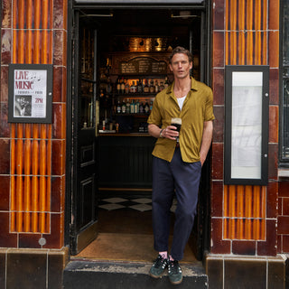 sustainable men's merino shirt 