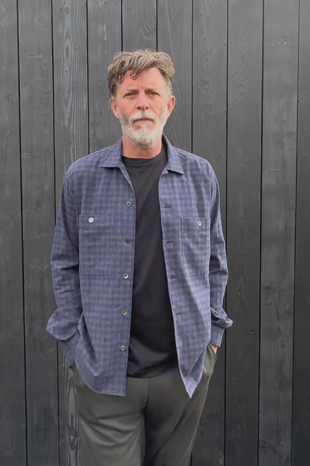 mens casual overshirt