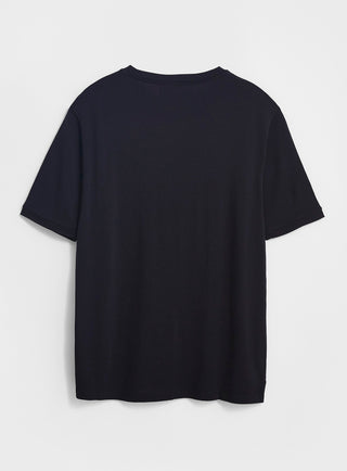 sustainable menswear navy merino best tshirt 
